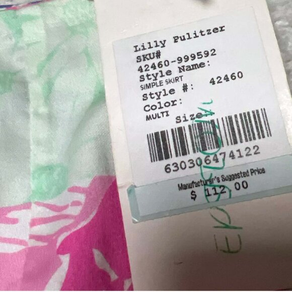 Lilly Pulitzer Women Vintage Y2K A Line Skirt Floral Charming Patchwork Small 4 - Picture 10 of 10